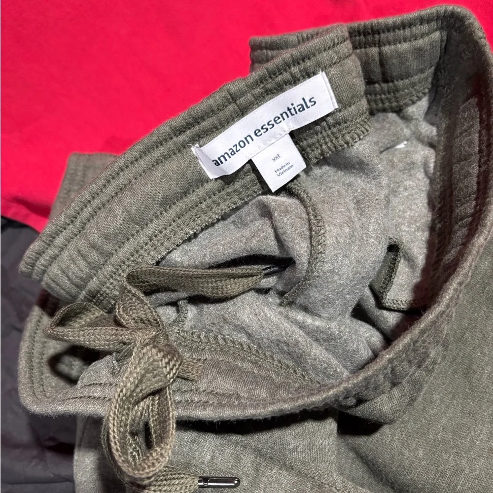 Amazon Essentials‎ Gray Joggers with Soft Cotton-Blend Fabric #1352